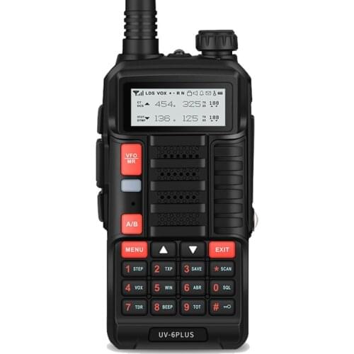 Baofeng UV-6Plus Nova Walkie Talkie Long-range Walkie-Talkie VHF UHF 5R 128ch display two way radio