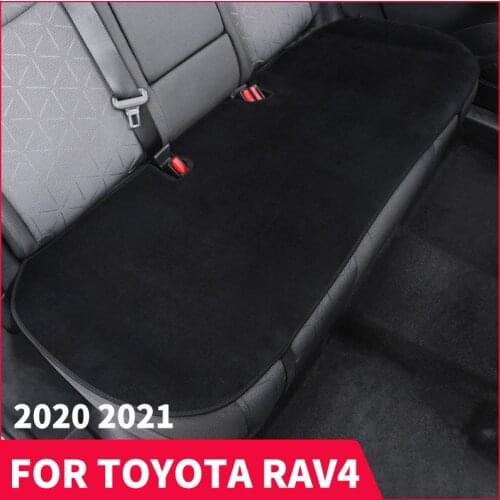 Three PCS Seat Cover Plush Cushion Without Backrest For Toyota RAV4 XA50 Refit 2019 2020 2021 Car Accessories