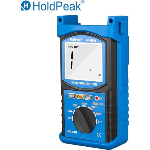 HoldPeak HP-6688B Insulation Resistance Tester New Arrival High Quality Digital 5000V Insulated Portable Tester Megohmmeter