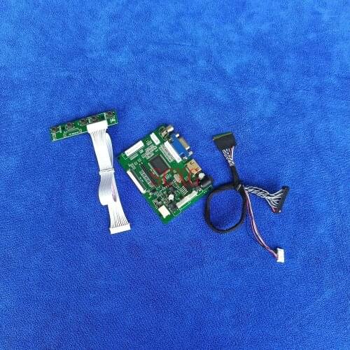 LVDS 40 Pin LCD monitor drive board panel VGA AV HDMI-compatible DIY Kit 1366*768 Fit LTN140AT07/LTN140AT08/LTN140AT16 60Hz WLED