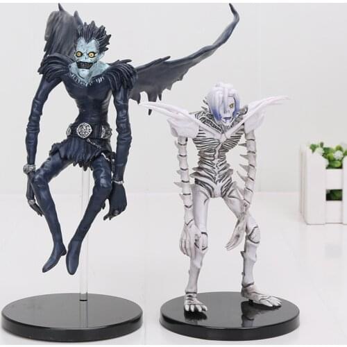 18cm-15cm Anime Death Note Deathnote Ryuuku Rem PVC Action Figure Collection Model Toy Dolls