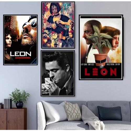 The Killer Is Not Too Cold Leon Canvas Painting Poster and Prints Wall Art Pictures Modern Home Living Room Bar Decor Cuadros