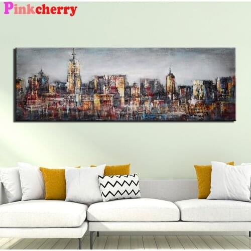 City Landscape View art,diy 5d full diamond embroidery large mosaic canvas painting sale home decoration