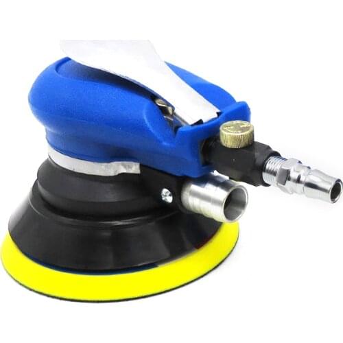 KKmoon 10000rpm Vacuum Air Sander Pneumatic Sander Self-Vacuum Palm Orbital Sander Grinder Polisher Sanding Machine Tool
