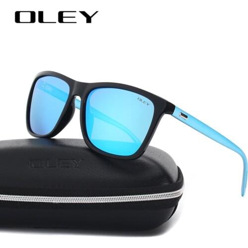 OLEY Unisex Square Sunglasses Men Polarized women brand designer Retro driving Sun Glasses Accessories goggles Y55086