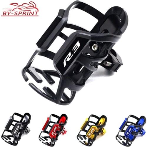 New Universal Drinks Cup Stand Motorcycle Water Cup Coffee Holders Water Bottle Stand Logo For YAMAHA YZF-R3 R3 r3 All Years