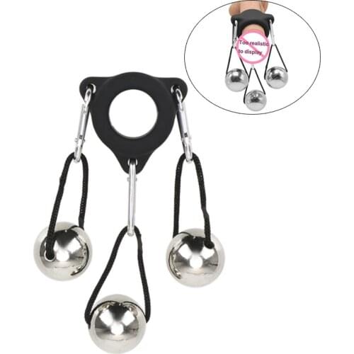 2021 New Cock Ring For Men Glans Penis Weight Hanger Intimate Sex Toys Heavy Duty Ball Weights Cock Extender Stretcher Sex Shop