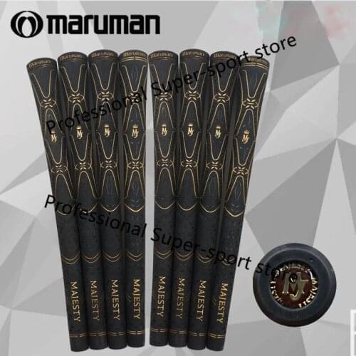 New Majest Whole body golden paint Golf Grips Iron wood pole Club Grips Rubber 13pcs/set Maruman limted nameplate