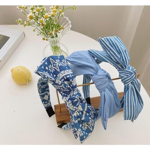 Fashion Women Big Bow Headband Hair Hoop Bands Girls Bowknot Wide Hairbands Ornaments for Girls Hair Accessories Headdredss