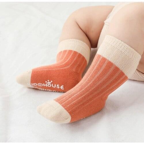 Autumn and Winter New Baby Socks Boneless Loose Mouth Baby Socks Dispensing Anti Slip Floor Socks for Boys and Girls