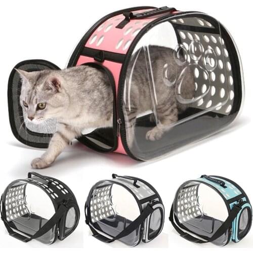 Pet Carrier Breathable Dog Cat Portable foldable Space backpack Messenger bag Travel Backpack Pet supplies