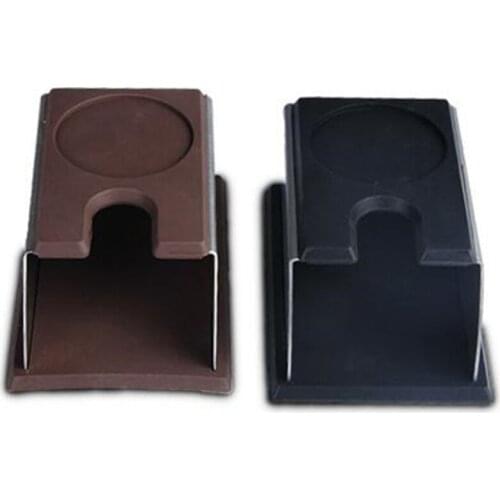 Realand Sturdy Stainless Steel Silicone Espresso Coffee Tamper Stand Barista Tool Tamping Holder Rack Shelf Coffee Machine Tool