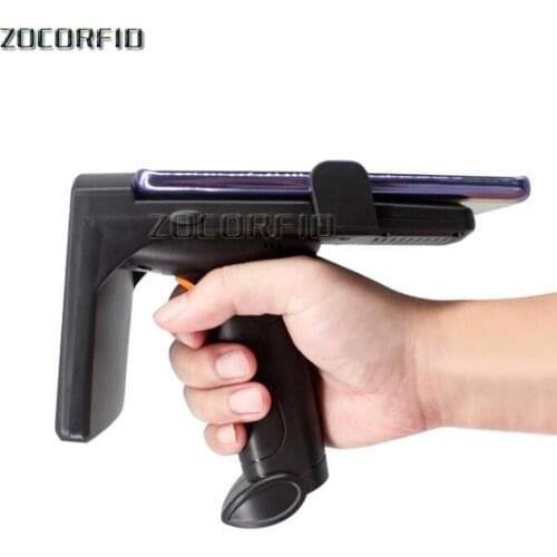 Handheld Barcode Scanner Android PDA bluetooth Mobile and HF Rfid Tags reader laser RFID HF UHF QR Code Scanner