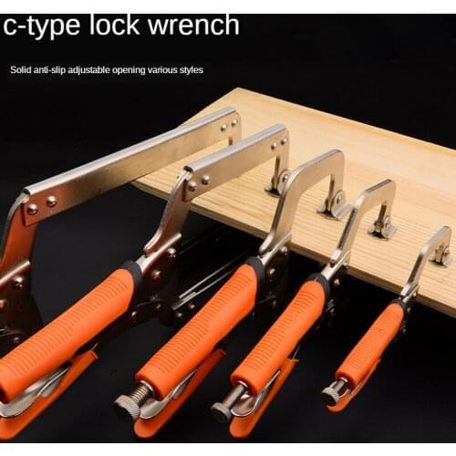 Face Clamp for Woodworking 6/9/11/14/18-inch Table Vise Grip Tool Cabinets Locking C Clamps
