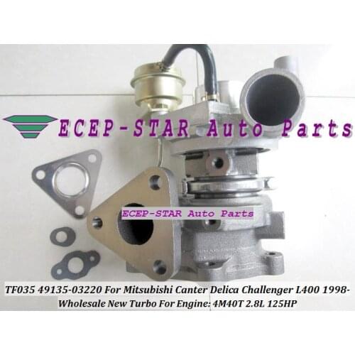 Turbo TF035-2 49135-03200 ME202879 49135 03200 4913503200 For MITSUBISHI Canter Delica Challenger L400 98- 4M40 4M40T 2.8L 140HP