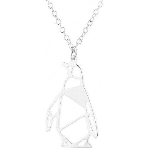 Europe and the United States popular, lucky unique penguin necklace jewelry.Give gifts to friends