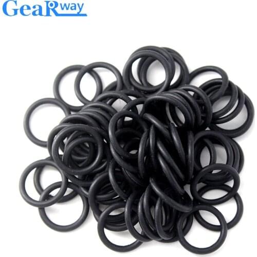 Gearway Black NBR 2.4mm CS O Ring Seal Gasket Oil Resistant Oring Seal 6/7/8/9/12/14/16/20/24/25/30mm O-ring Sealing