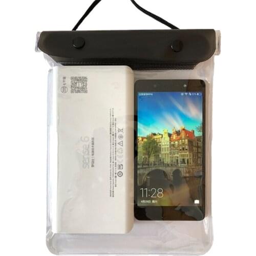 Waterproof Mobile phone bag diving cover for large touch screen