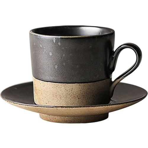 Japanese Bone China Coffee Cup and Saucer Luxury Porcelain Tea Cup and Saucer Sets Vintage Tazas Ceramica Drinkware AB50BZ