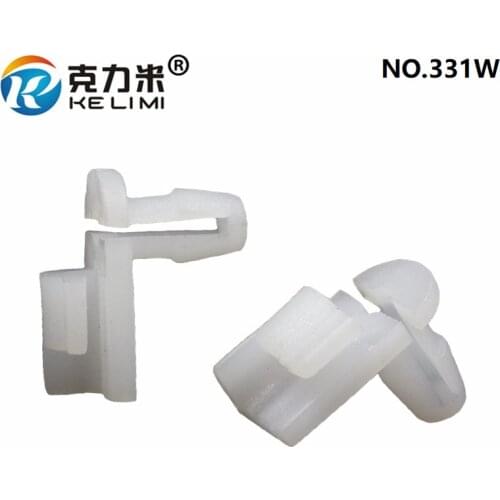 KE LI MI 100 Pieces Automobile parts Door Lock Rod Clips White Nylon Auto