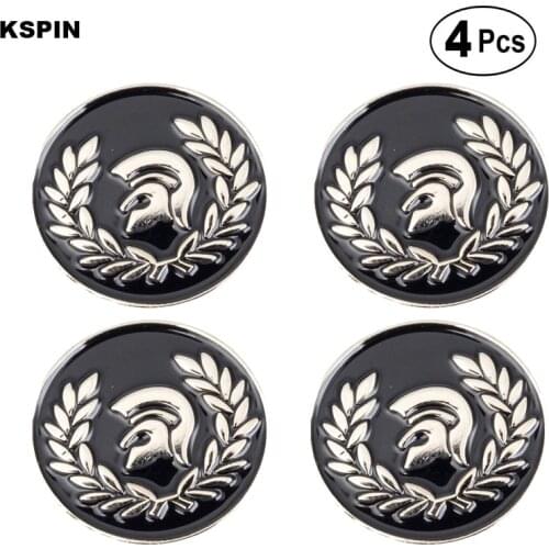 Trojan Helmet Lapel Pin Badge Brooch Icons 4pcs