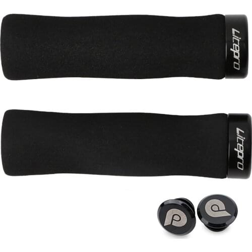 Balight 1Pair Bicycle Grip Locking Bicycle Handlebar Grips Anti-Slip Rubber and Sponge Bike Grips for Bicycle Mountain BMX