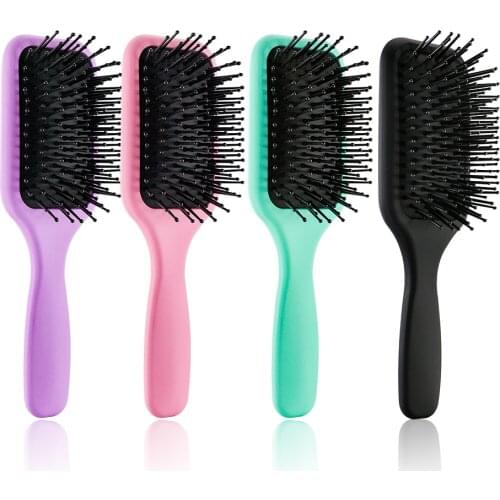 2Pcs/Set Hair Scalp Massage Comb Detangle Hairbrush Women Wet Curly Hair Brush Hairdresser Hairdressing Styling Tools Hair Comb