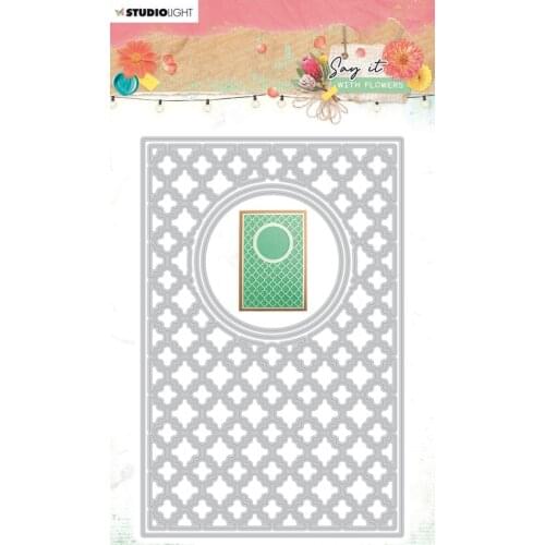 2021 AliliArts Metal Cutting Dies net frame background diy Scrapbooking Photo Album Decorative Embossing PaperCard Crafts Die