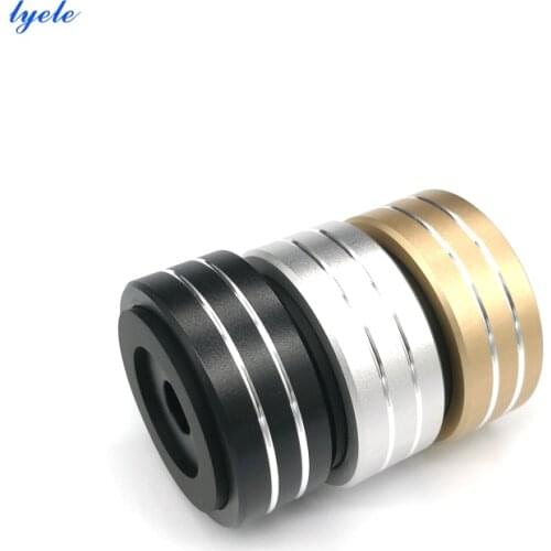 4pcs 50*22mm speaker feet aluminum shock absorber machine feet DIY audio chassis feet
