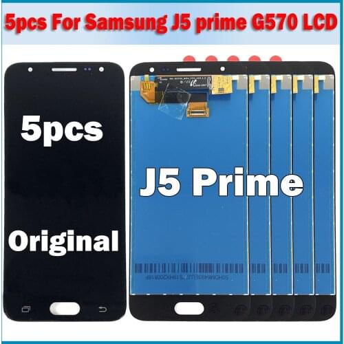 5 pieces/lot For Samsung GALAXY J5 Prime SM-G570F G570M LCD Display Touch Screen Digitizer Assembly for Samsung Galaxy J5Prime