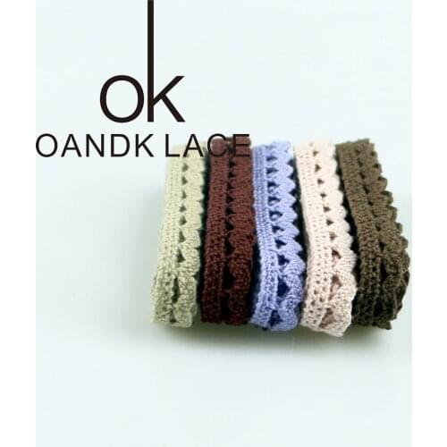 5yard Cotton lace fabric for home decoration Garment accessories Home textile materials DIY manual