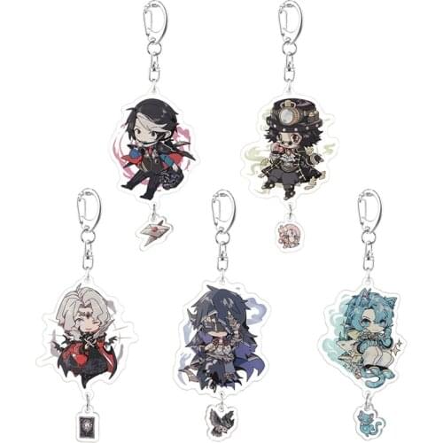 Identity V Keychain Naib Subedar Emma Woods Norton Campbell Patti Chardwell Joseph Desaulniers Cute Fun Cartoon Acrylic Key Ring