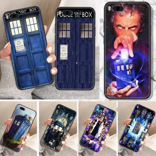 Tardis Box Doctor Who Phone Case For Xiaomi Mi Note 8 9 10 11 9T 10T A3 Lite Pro Ultra black trend prime art Etui fashion