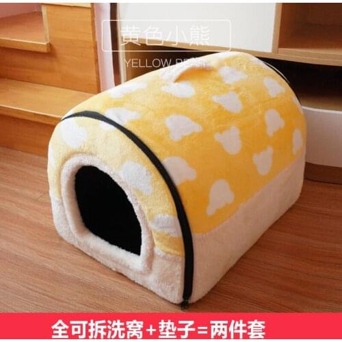 Dog kennel four seasons universal cat kennel small dog teddy doggy bed house house winter warm pet supplies