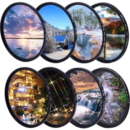 KnightX colse up Macro UV CPL variable ND Star Camera Lens Filter For canon sony nikon 49mm 52mm 55mm 58mm 62mm 67mm 72mm 77mm
