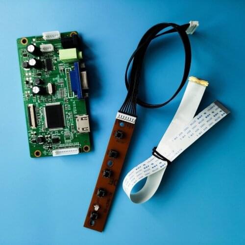 KIT LED Panel VGA DRIVER for B140HAN05.1 1920X1080 30Pin SCREEN display LCD EDP monitor Controller board DIY 14"