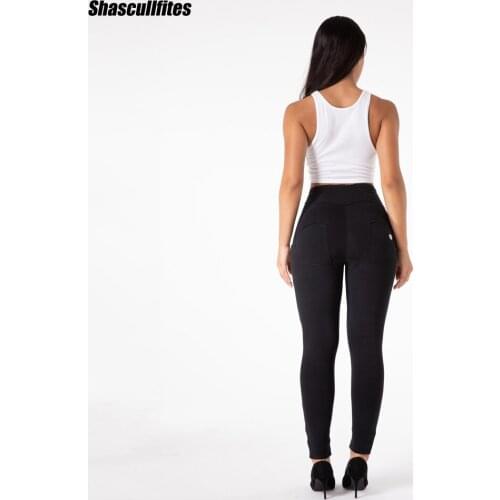 Shascullfites Butt Lifting Black Leggings Women Fitness Legging Push Up Sexy Yoga Pants Tights Women For Gym High Waist