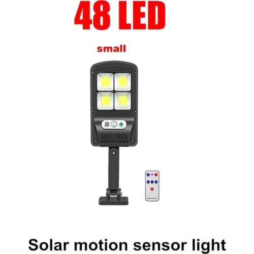 Tabular oblong 48 LED Solar Wall Light PIR Motion Sensor Waterproof Garden Solar Power Lights Street Path Lamp remote control 3