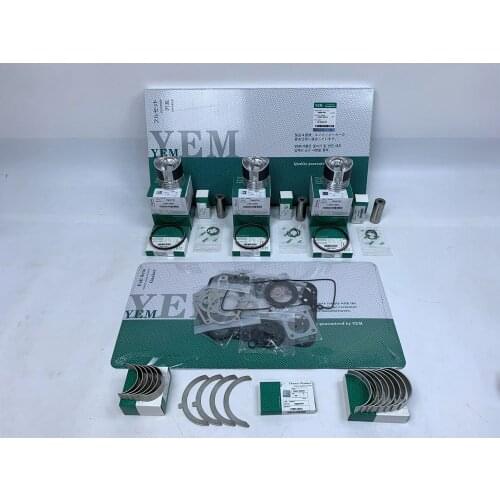 New Aftermaket Engine Part D1105 Engine Rebuilding Kit With Cylinder Gasket Set Piston Rings Bearings For Kubota
