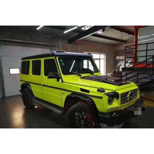 Suitable for G class eyebrow W463G55G63G65G500 modified carbon fiber eyebrow day line eyebrow eagle eye eyebrow, front bar decor