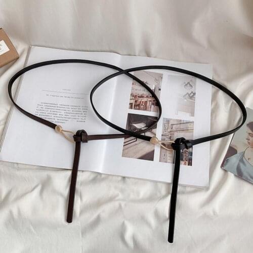 Waist Belt Non-porous Design Anti-rust Faux Leather Golden Buckle Solid Waistband Suit Belts Ladies Waist Strap ремень женский