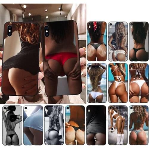 FHNBLJ Sexy ass Underwear Bikini Woman girl Phone Case for iPhone 11 12 pro XS MAX 8 7 6 6S Plus X 5S SE 2020 XR cover