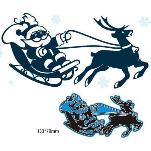 133*70mm CHRISTMAS New Metal Cutting Dies for decor card DIY Scrapbooking stencil Paper Album template Dies