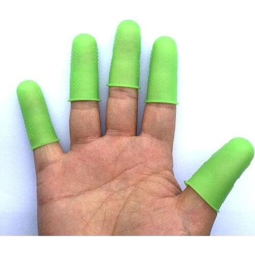Silicone Fingers Cover Cap Fingertip Protector Anti-skid Heat Resistant For Kitchen Barbecue Home Accessories