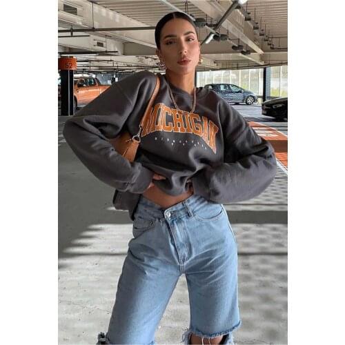 Mad Girls Anthracite Sweatshirt Mg785