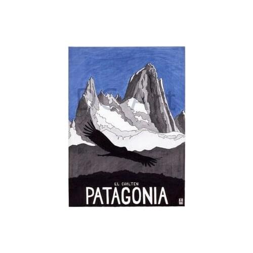Torres del Paine-Patagonia Chile Travel Tour Retro Vintage Poster Canvas Painting DIY Wall Paper Posters Home Decor Gift