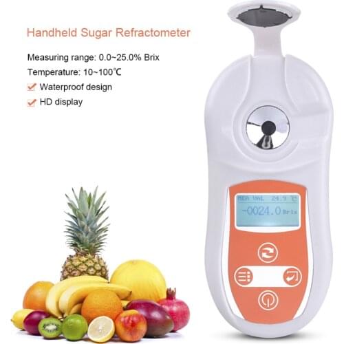 Yieryi Digital Brix Refractometer 0-25.0% PAL-101 Brix Tester Cutting Fluid Concentration Measuring Instrument