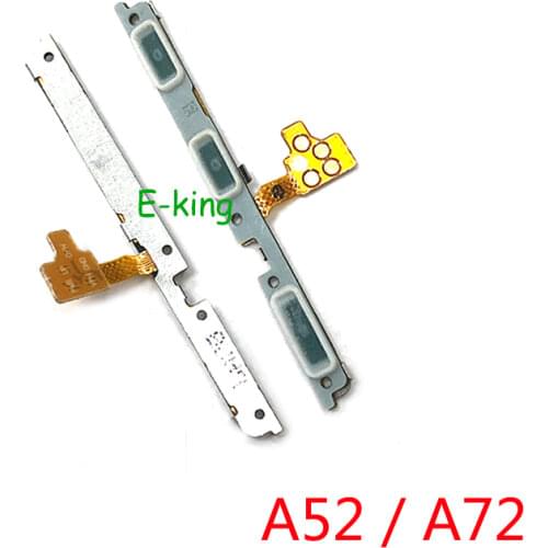 10PCS For Samsung Galaxy A01 Core A02 A42 A426 5G A52 A72 Power ON OFF Volume Up Down Side Button Switch Key Flex Cable