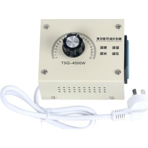 220V Blower Governor Exhaust Fan Ceiling Fan Angle Grinder Stepless Variable Speed Switch Multi-function Adjustable Controller