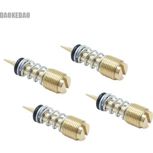 4x Carburetor Pilot Mixture Screw Sets for Suzuki Intruder VS 800 1400 Boulevard S83 S50 Carb Rebuild Repair Parts VS800 VS1400
